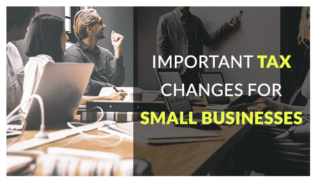 tax changes for small business